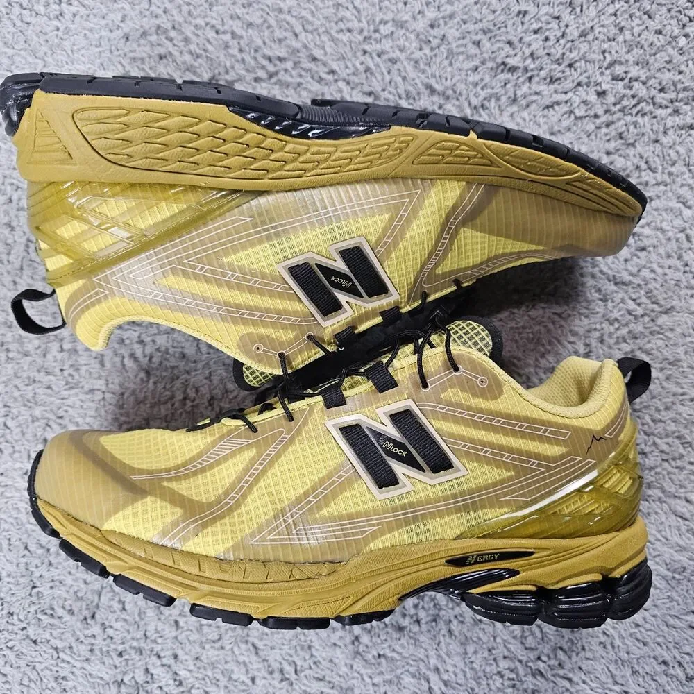 New Balance Cayl 1906R Shoes Mens 10 Sneakers Gold Yellow Atheltic Trainers Run